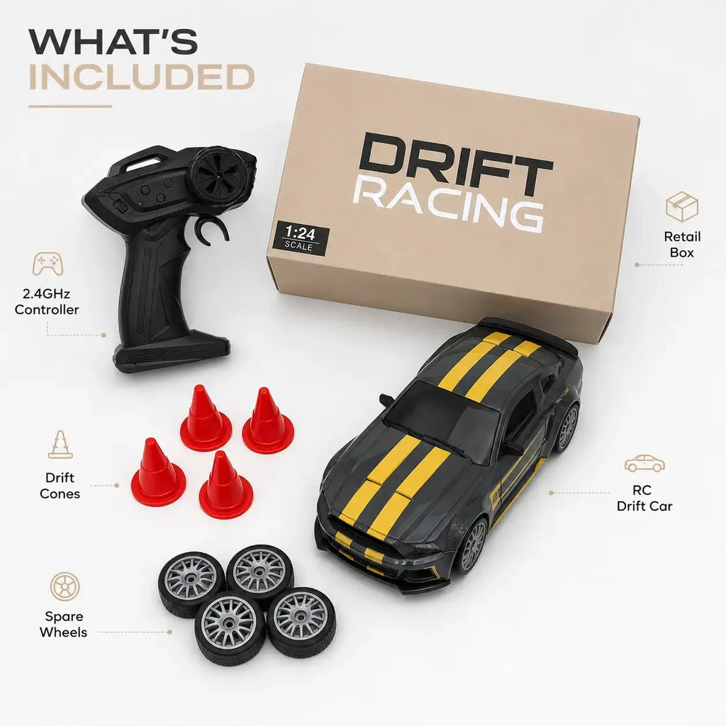 1:24 RC Ford Mustang Drift Racing Car