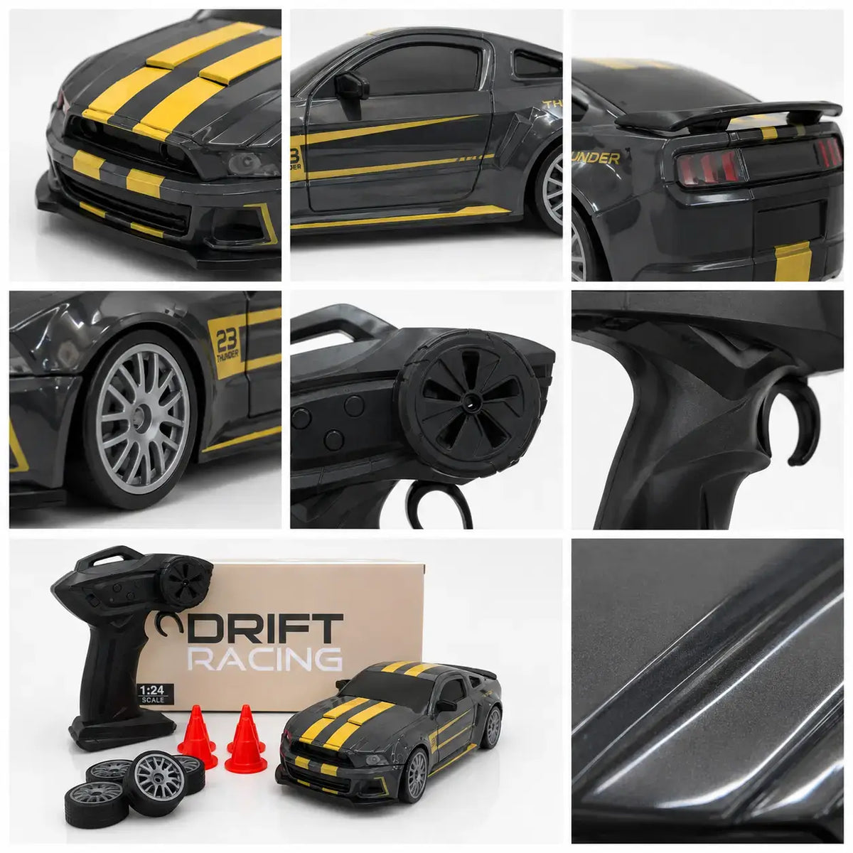 1:24 RC Ford Mustang Drift Racing Car