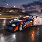 1:18 RC Drift Racing Sports Car with LED Lights & Smoke Effect