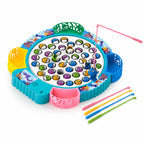 Rotating Electric Fishing Game for Kids