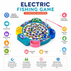 Rotating Electric Fishing Game for Kids