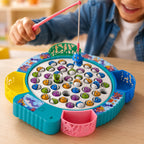 Rotating Electric Fishing Game for Kids