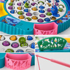 Rotating Electric Fishing Game for Kids