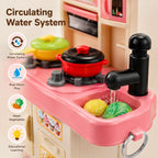 45-Piece Kitchen Set with Water Sink & Cooking Accessories