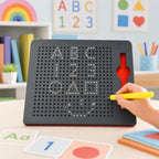 Kids Magnetic Drawing Board | Reusable Learning & Writing Board with Magnetic Pen & Eraser