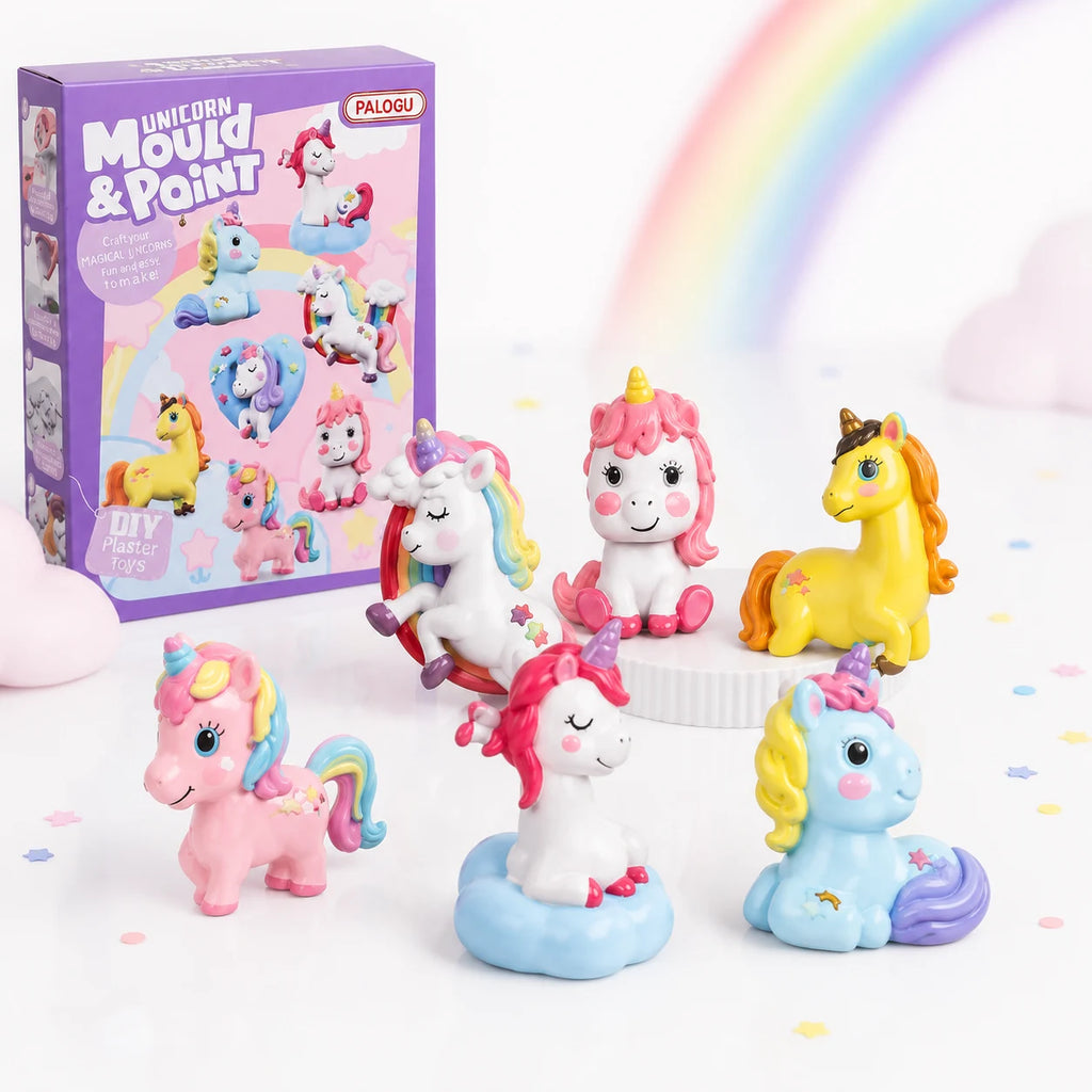 DIY Unicorn Mould & Paint Craft Kit for Children