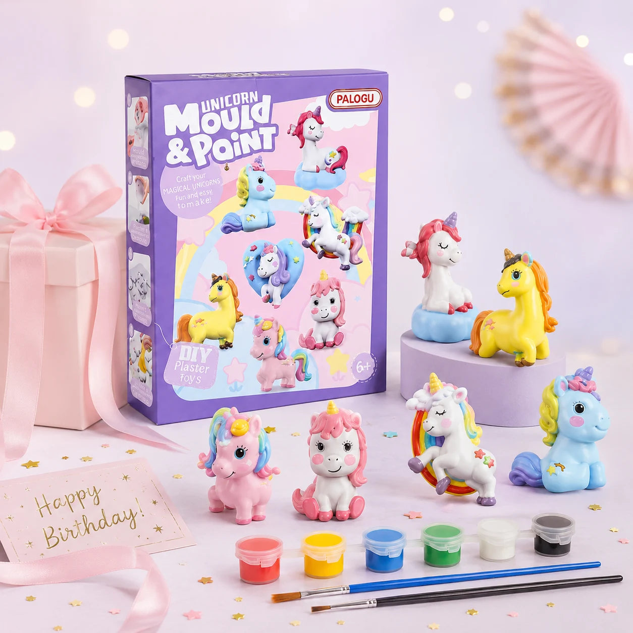 DIY Unicorn Mould & Paint Craft Kit for Children