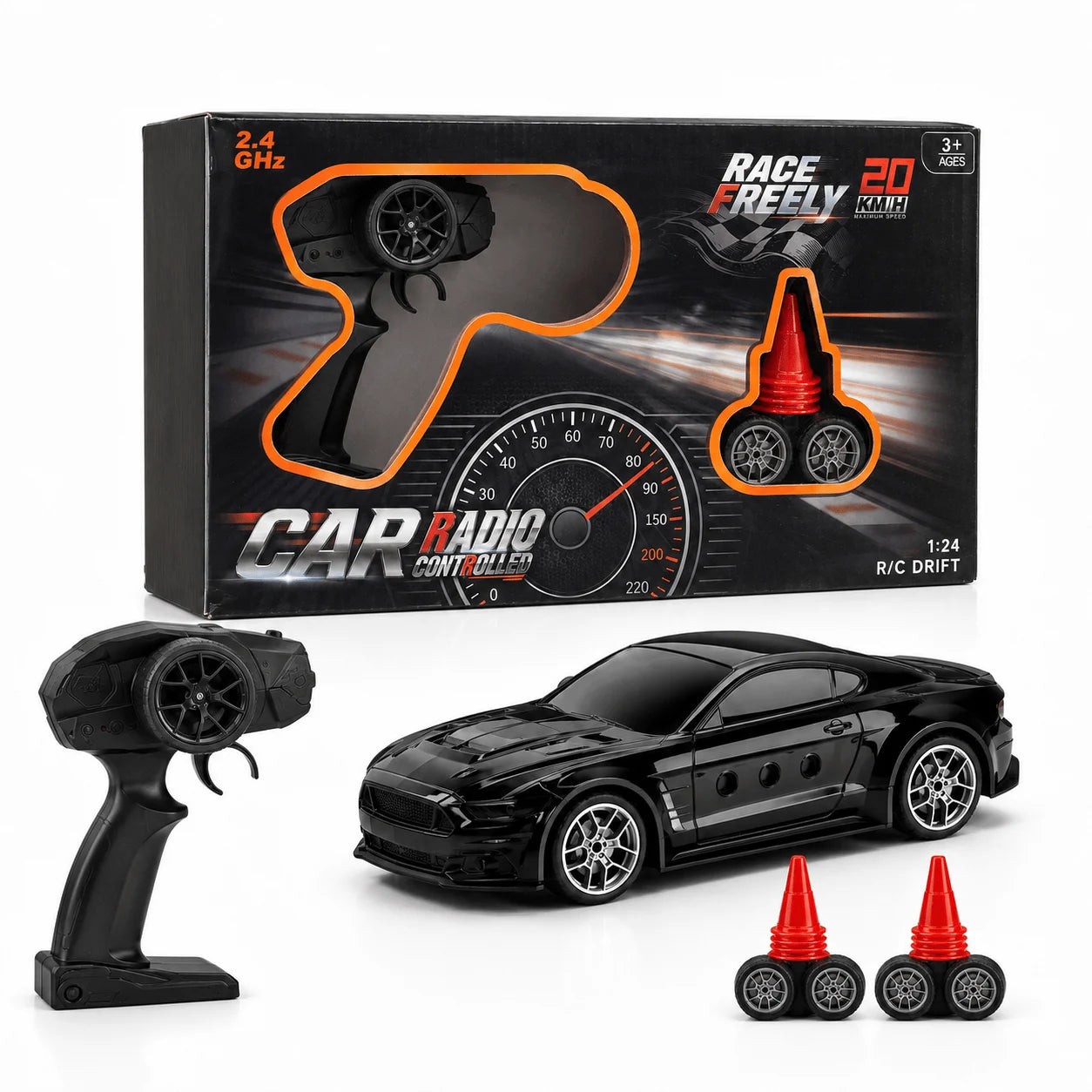 1:24 Ford Mustang RC Drift Car