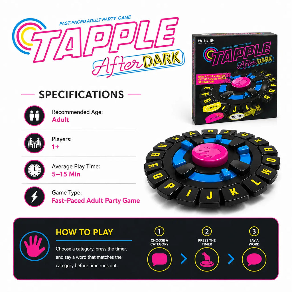 Tapple After Dark – Fast Paced Party Word Game