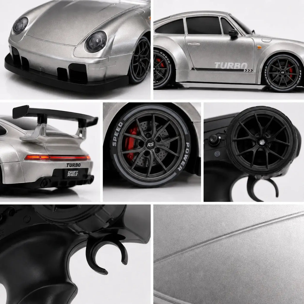 1:24 RC Porsche 911 Turbo Drift Racing Car