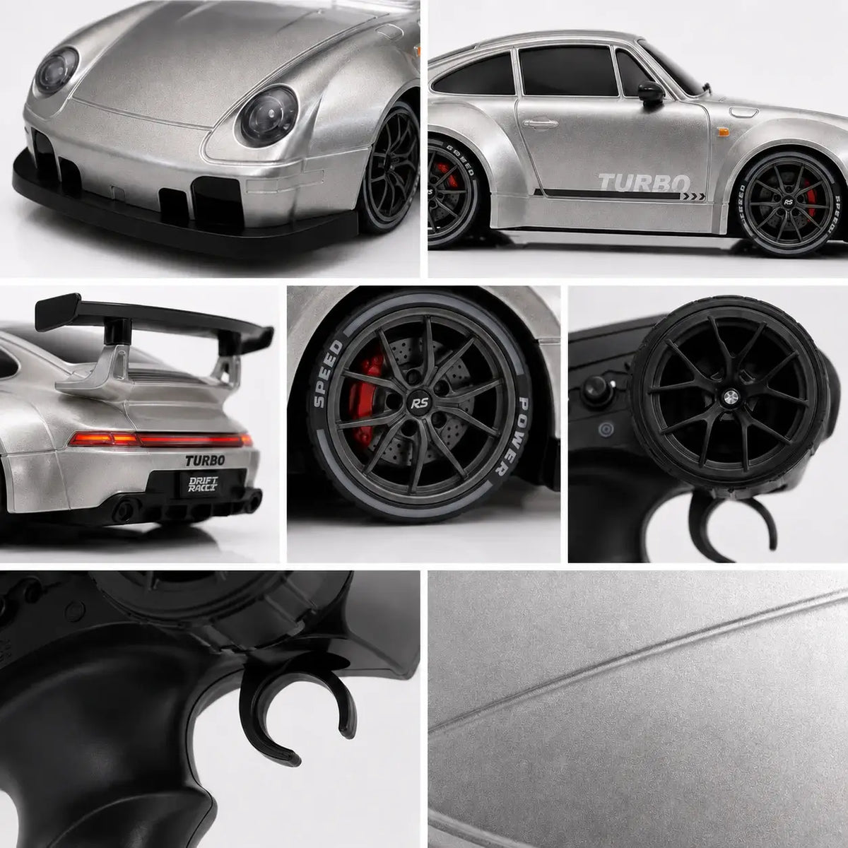 1:24 RC Porsche 911 Turbo Drift Racing Car