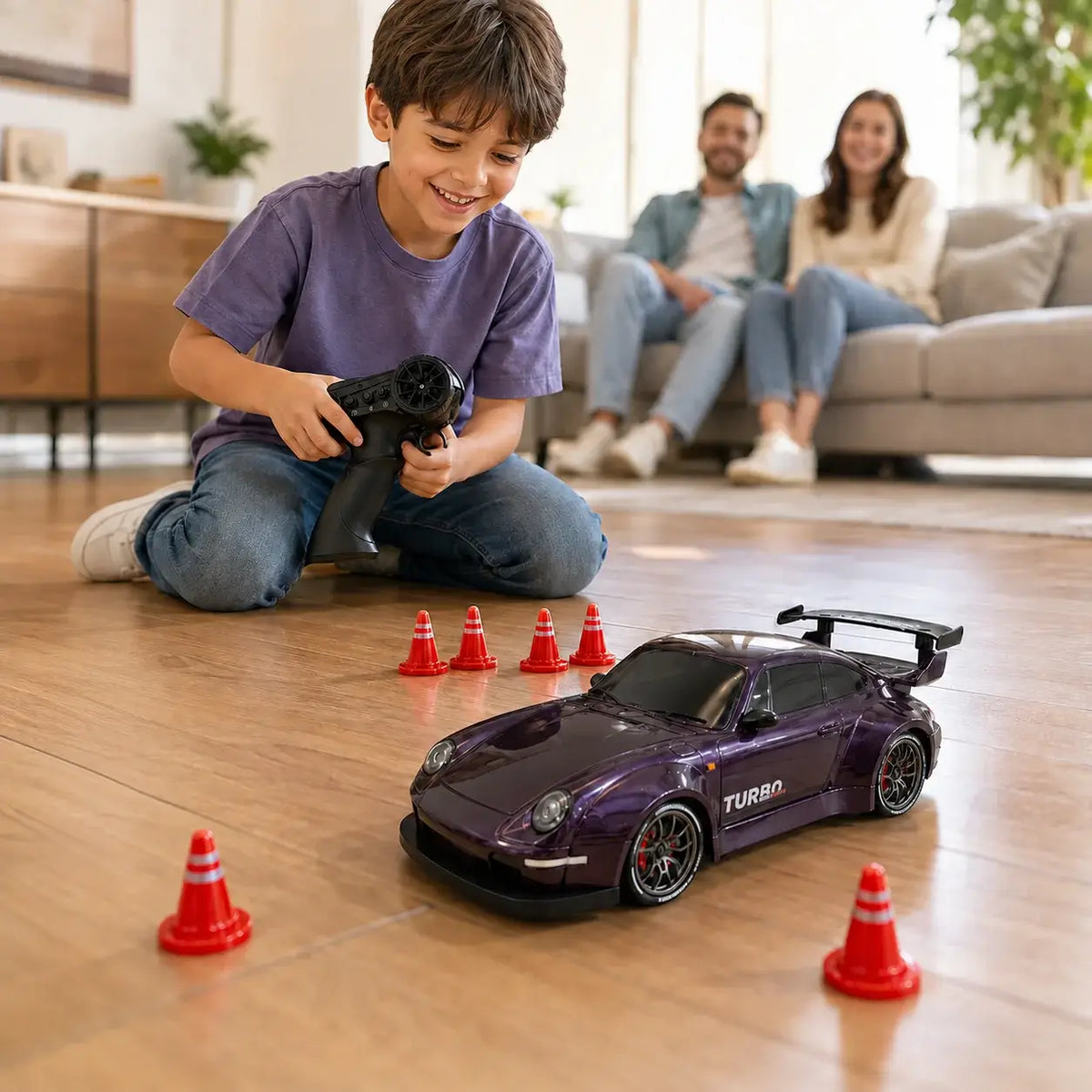 1:24 RC Porsche 911 Turbo Drift Racing Car