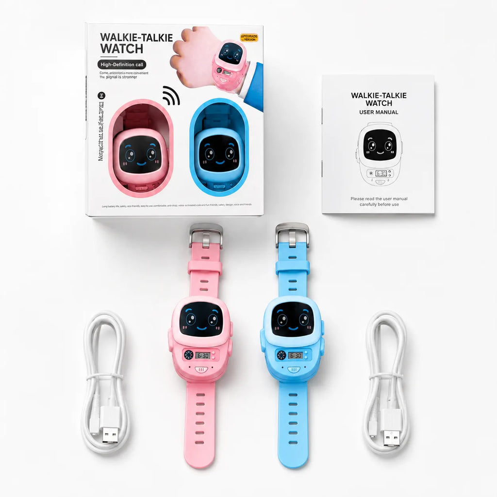 Rechargeable Walkie Talkie Watch Set